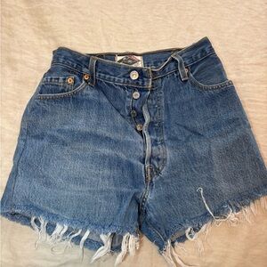 Levi's Classic Blue Jean Shorts